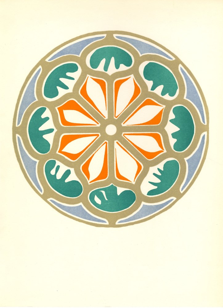 Lot #1704: HENRI MATISSE - Rosace - Original color lithograph