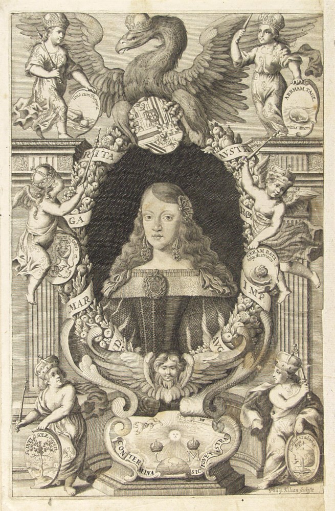 Lot #2837: PHILIP ANDREAS KILIAN - Rita Austrga - Engraving