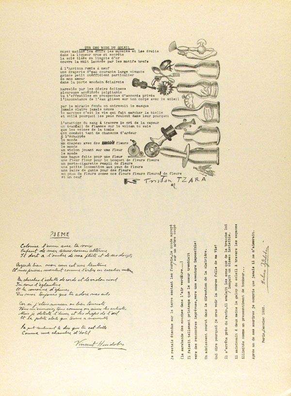 Lot #257: PABLO PICASSO - Grand Bal Travesti/Transmental (Programme) [Picasso *two original lithographs*, Larionov, Gontchrova, et al] [Portfolio/Book] - Original color lithograph and lithographs