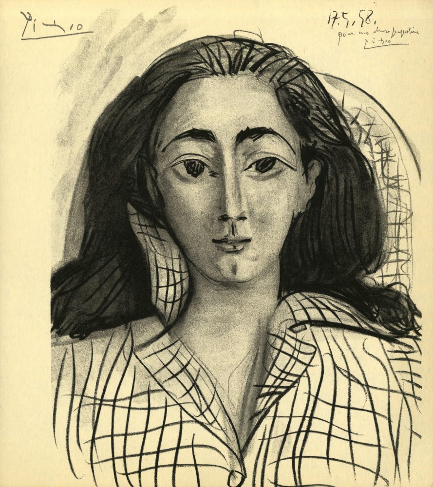 Lot #269: PABLO PICASSO - Jacqueline - Original lithograph