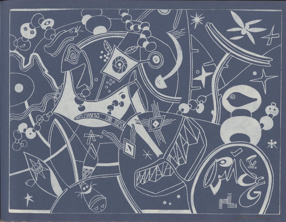 Lot #1144: STEVE WHEELER - Marine Garden - Original color silkscreen