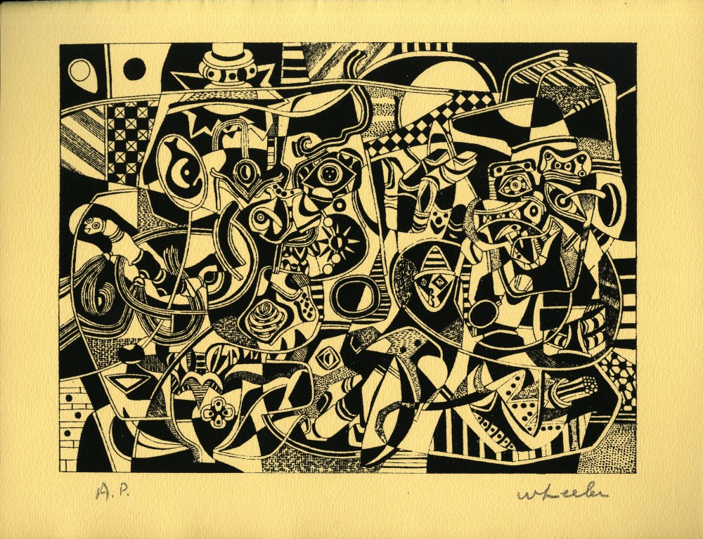 Lot #401: STEVE WHEELER - Newbe - Original silkscreen