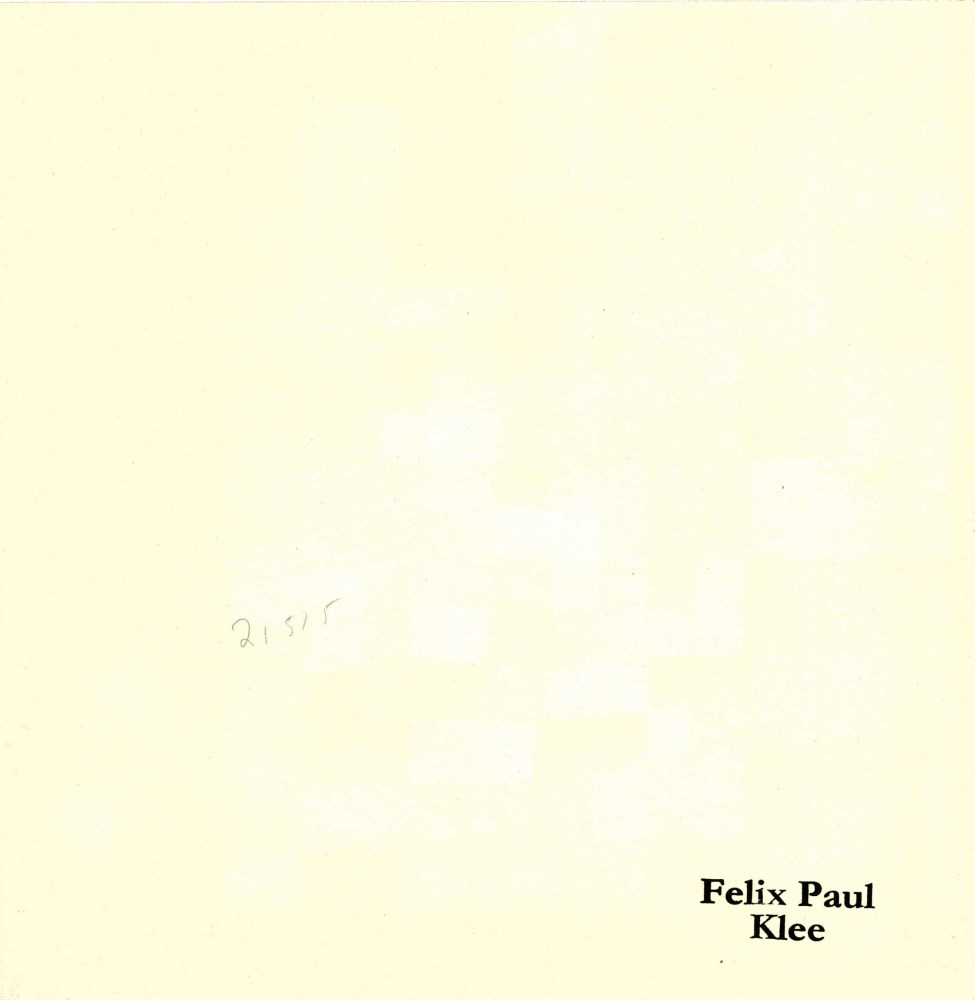 Lot #1051: PAUL KLEE - In Bloom ["Floraison"] - Original color collotype