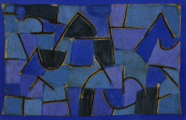 Lot #832: PAUL KLEE - Blue Night ["Nuit Bleu"] - Original color collotype