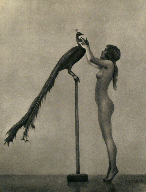 Lot #2564: WILLIAM MORTENSEN - Mutual Admiration (Vanities of a Nude Girl) - Original vintage photogravure