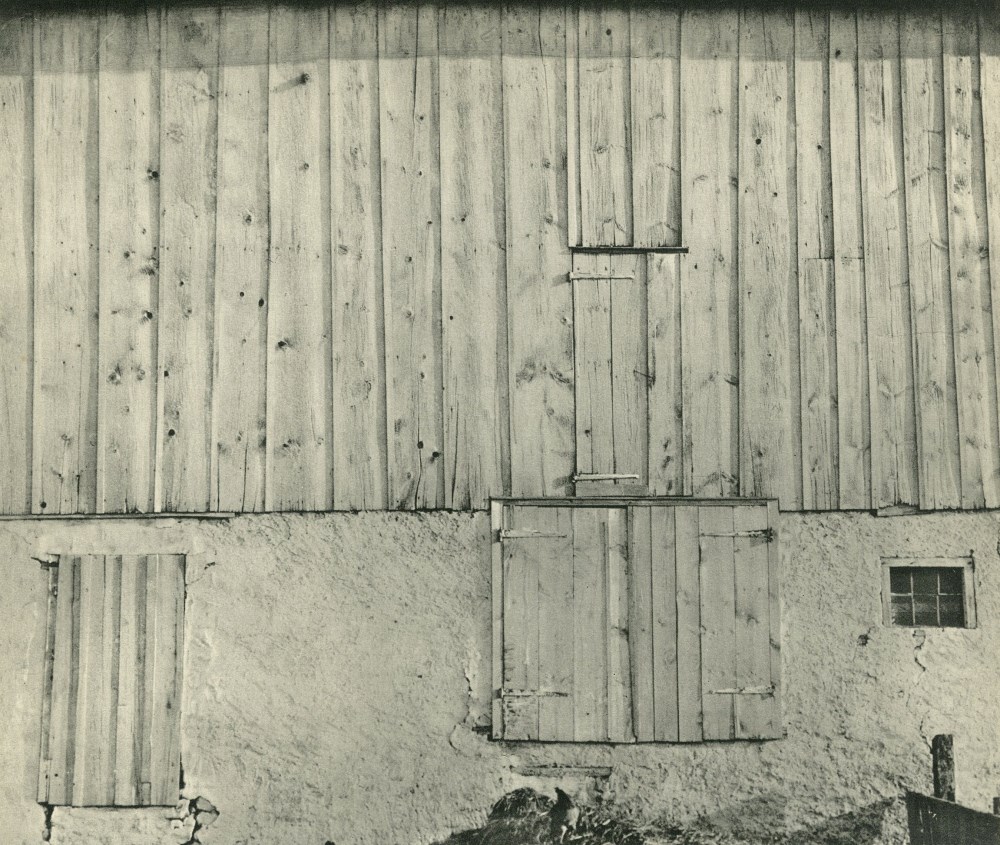 Lot #591: CHARLES SHEELER - Side of White Barn - Original vintage photogravure