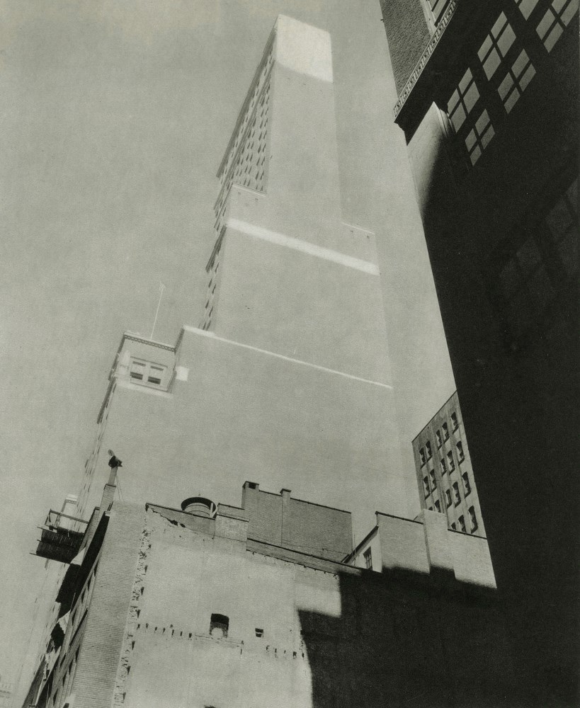 Lot #1981: CHARLES SHEELER - Delmonico Building - Original vintage photogravure