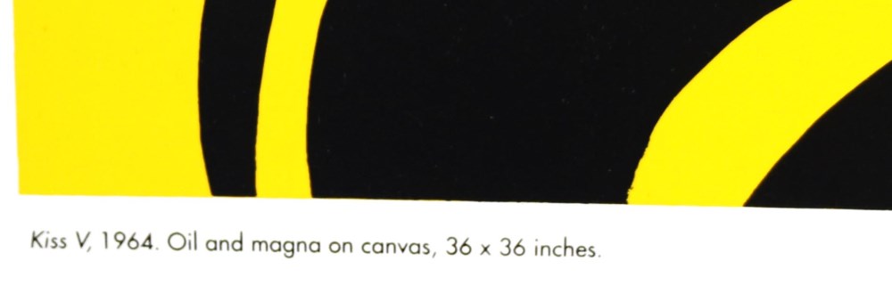 Lot #2364: ROY LICHTENSTEIN - Kiss (V) - Original color silkscreen
