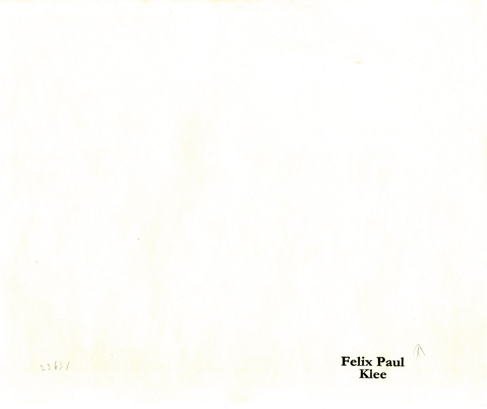 Lot #2147: PAUL KLEE - Garden Dry and Cool ["Jardin aride et froid"] - Original color collotype