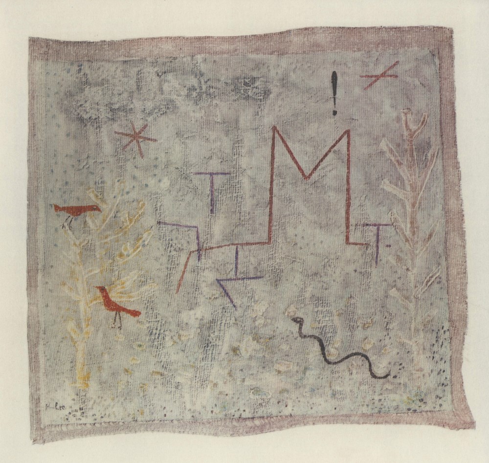 Lot #1501: PAUL KLEE - "M" Garden Gate ["Portail du jardin M"] - Original color collotype