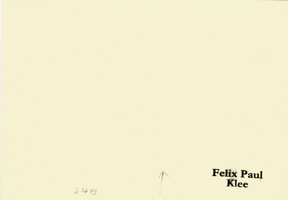 Lot #3120: PAUL KLEE - The Snail ["Schnecke"] - Original color collotype