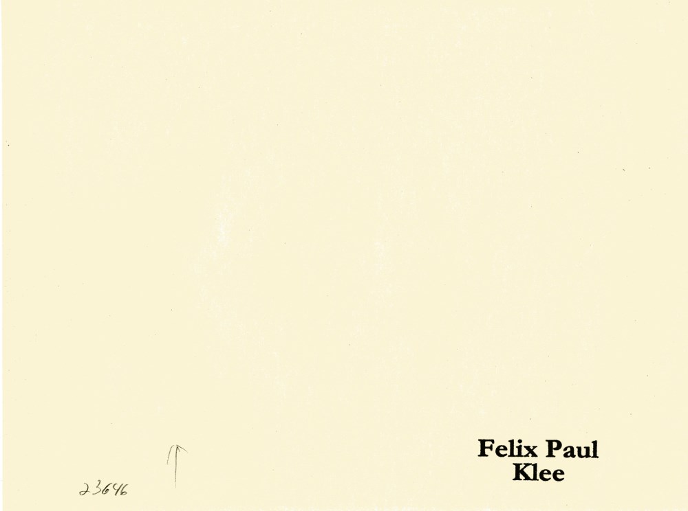 Lot #1508: PAUL KLEE - A Little Room in Venice ["Ein Stubchen in Venedig"] - Original color collotype