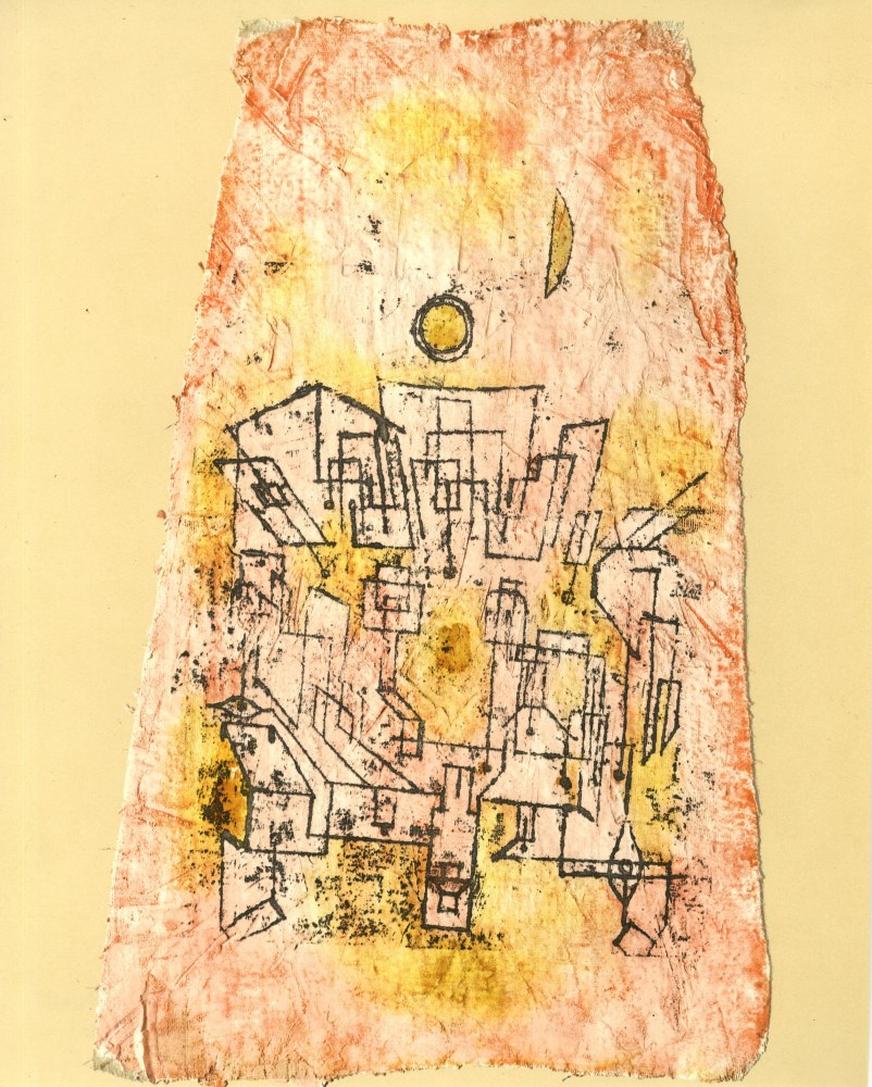 Lot #1535: PAUL KLEE - Arabian City ["Arabische Stadt"] - Original color lithograph