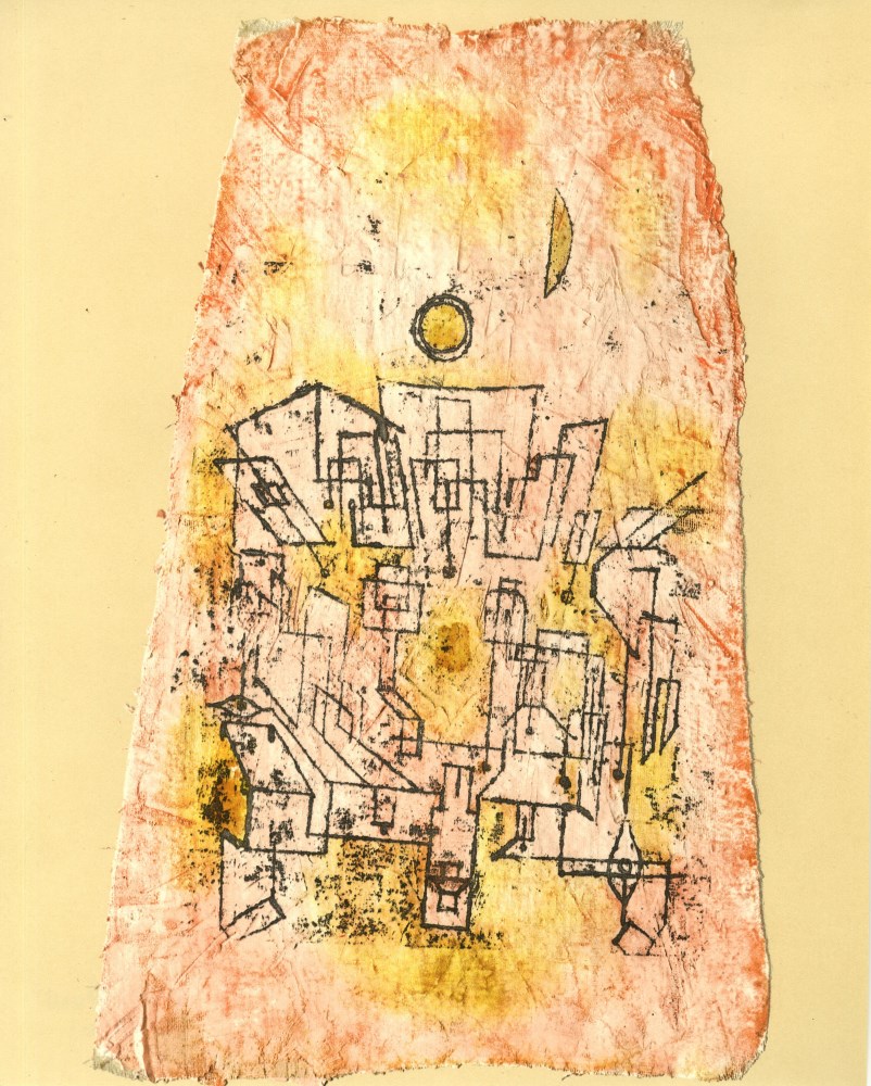Lot #1715: PAUL KLEE - Arabian City ["Arabische Stadt"] - Original color lithograph