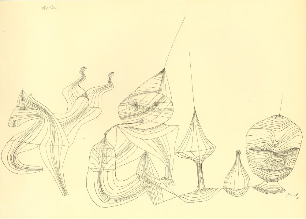 Lot #1964: PAUL KLEE - Overtones ["Obertone"] - Original lithograph