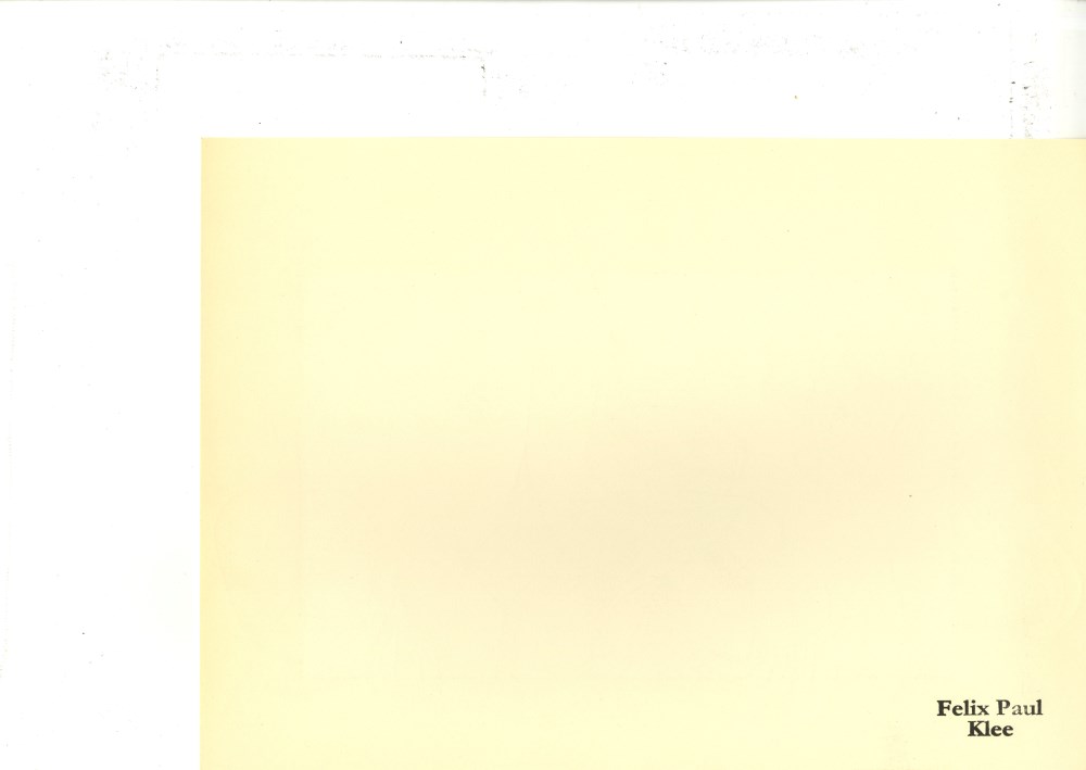 Lot #1964: PAUL KLEE - Overtones ["Obertone"] - Original lithograph