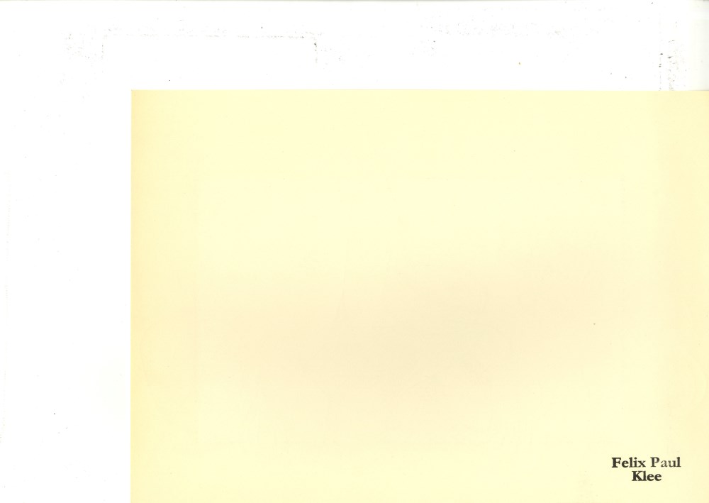 Lot #2667: PAUL KLEE - Overtones ["Obertone"] - Original lithograph