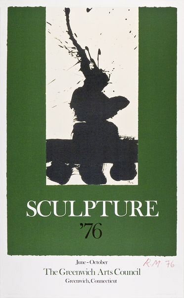 Lot #2893: ROBERT MOTHERWELL - Sculpture '76 - Original color lithograph
