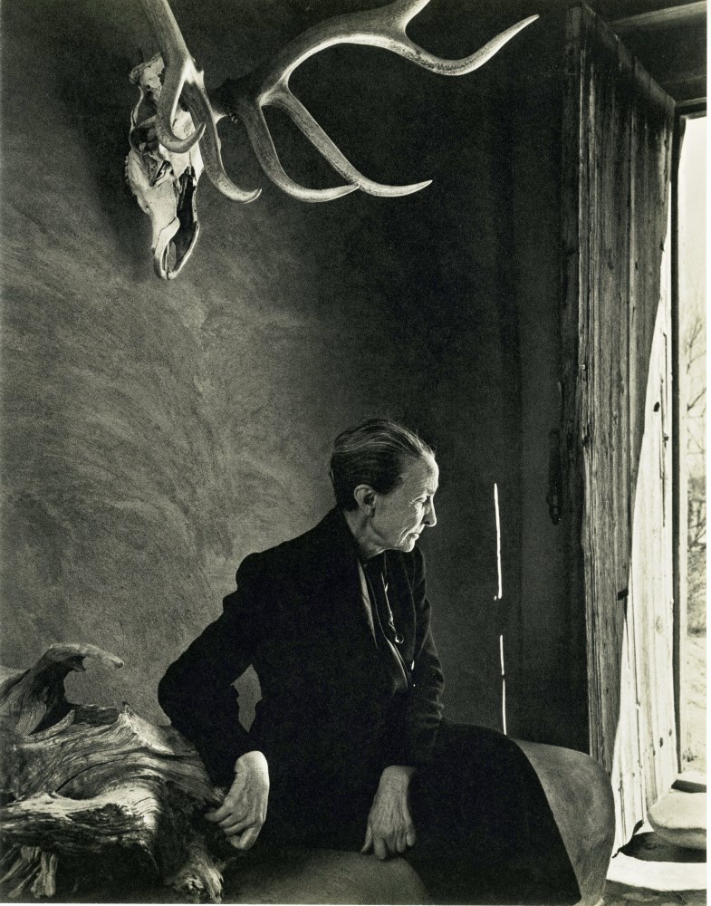 Lot #1009: YOUSUF KARSH - Georgia O'Keeffe - Original vintage photogravure