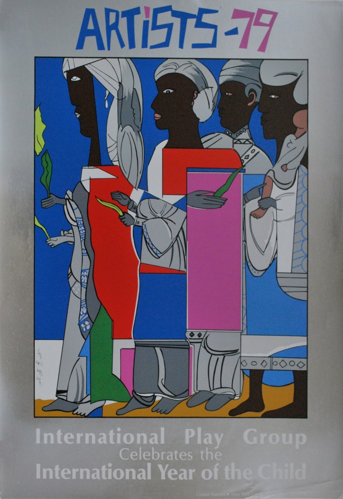 Lot #788: ROMARE BEARDEN - Artists - 79 - Color silkscreen