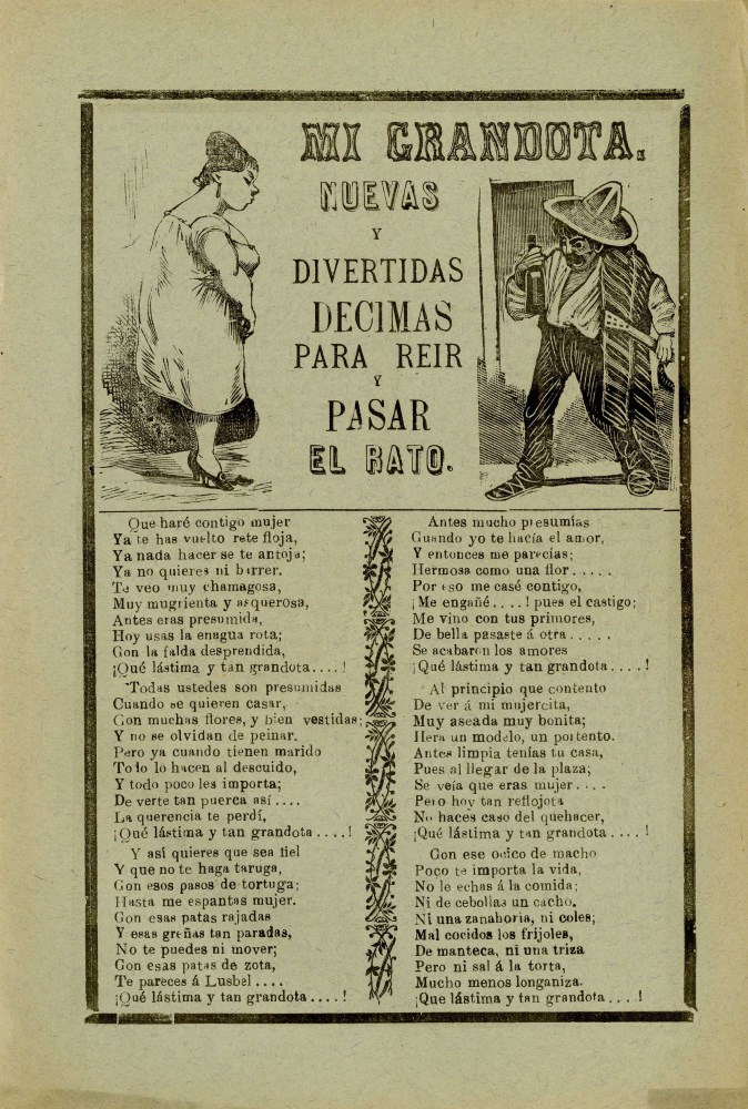 Lot #2524: JOSE GUADALUPE POSADA - Mi Grandota - Relief etching