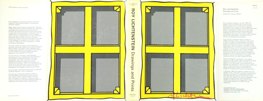 Lot #2989: ROY LICHTENSTEIN - Stretcher Frame with Cross Bars - Color offset lithograph