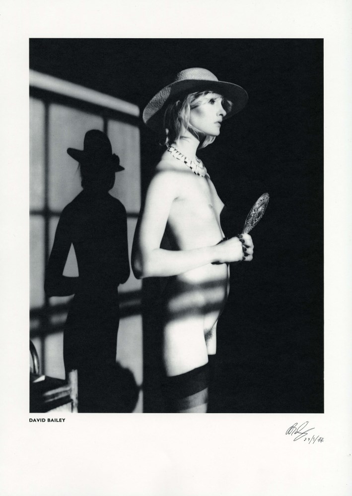 Lot #469: DAVID BAILEY - Nude with Hat - Vintage photogravure