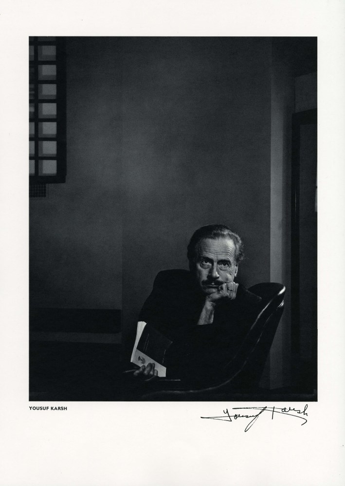 Lot #2507: YOUSUF KARSH - Marshall McLuhan - Vintage photogravure