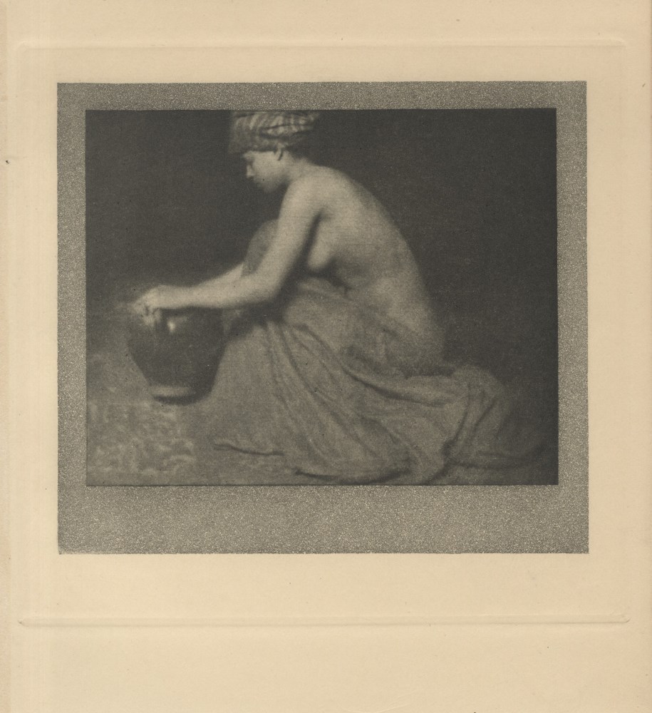 Lot #3132: ALVIN LANGDON COBURN - The Water Carrier - Original vintage photogravure
