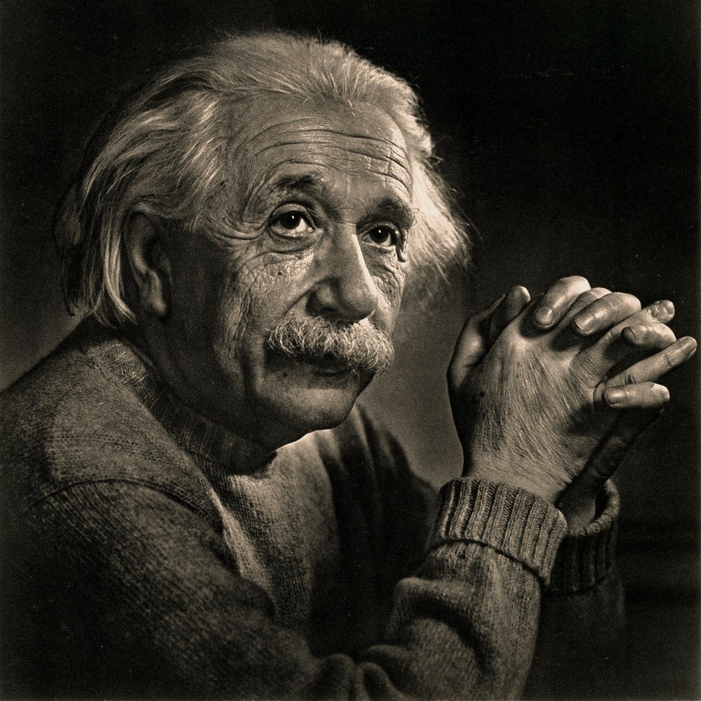 Lot #772: YOUSUF KARSH - Albert Einstein - Original vintage photogravure