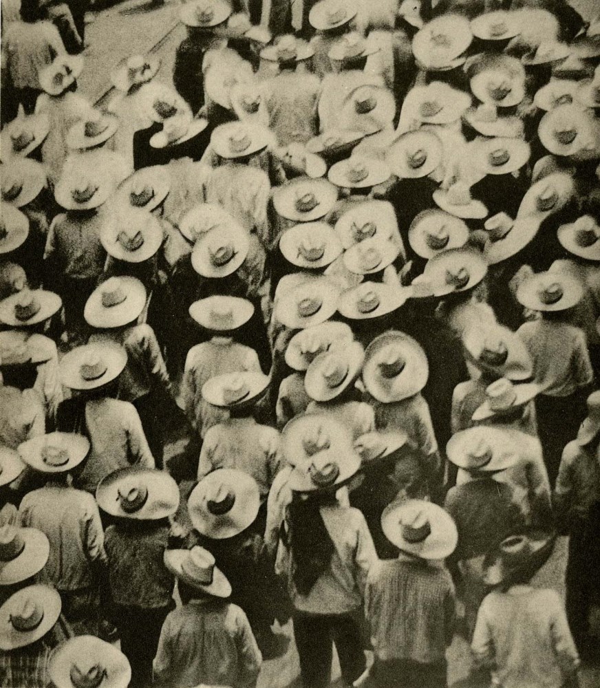 Lot #745: TINA MODOTTI - Workers Parade - Original vintage photogravure