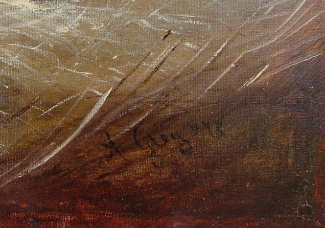 Lot #635: ALFONSO GRAY/GREY - The Racehorse 'Recorder' - Oil on canvas