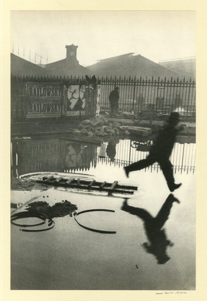 Lot #55: HENRI CARTIER-BRESSON - Behind the Gare St. Lazare - Original vintage photogravure