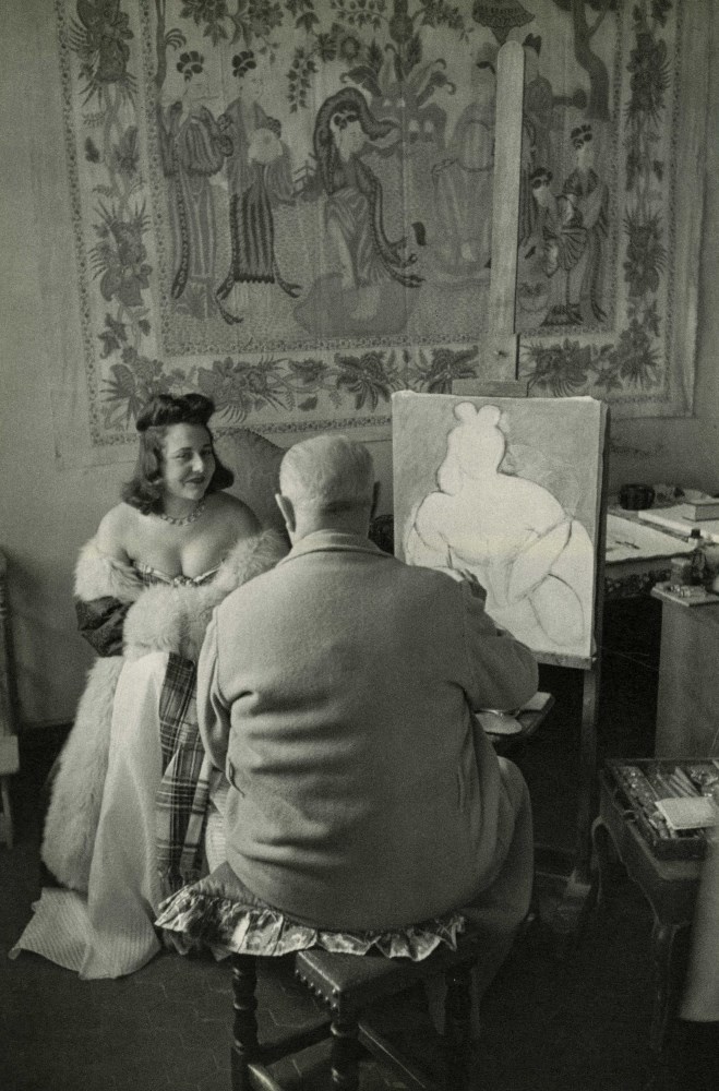 Lot #252: HENRI CARTIER-BRESSON - Henri Matisse, Vence, France - Original vintage photogravure