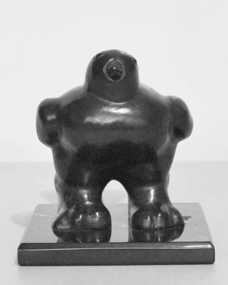 Lot #1243: FERNANDO BOTERO [impute] - Pajaro (paloma grande) - Bronze scuplture with dark brown patina