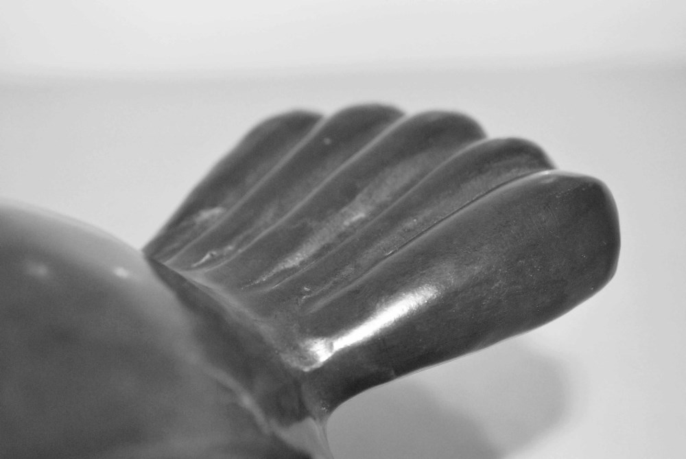 Lot #1243: FERNANDO BOTERO [impute] - Pajaro (paloma grande) - Bronze scuplture with dark brown patina