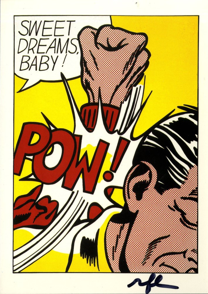 Lot #2131: ROY LICHTENSTEIN - Sweet Dreams Baby! - Color offset lithograph