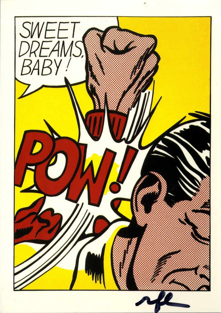 Lot #3021: ROY LICHTENSTEIN - Sweet Dreams Baby! - Color offset lithograph