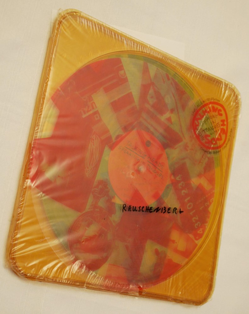 Lot #604: ROBERT RAUSCHENBERG - Speaking in Tongues - Vinyl record in plastic case