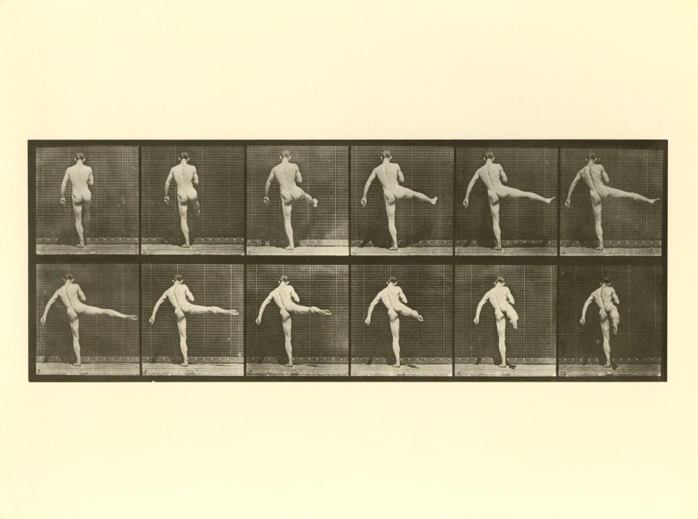 Lot #2112: EADWEARD MUYBRIDGE [d'aprs] - First Dance Step - Original photogravure
