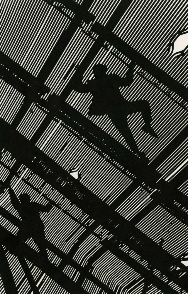 Lot #1821: ALEXANDR IVANOVICH GORYACHEV - Building Abstraction - Original vintage photogravure