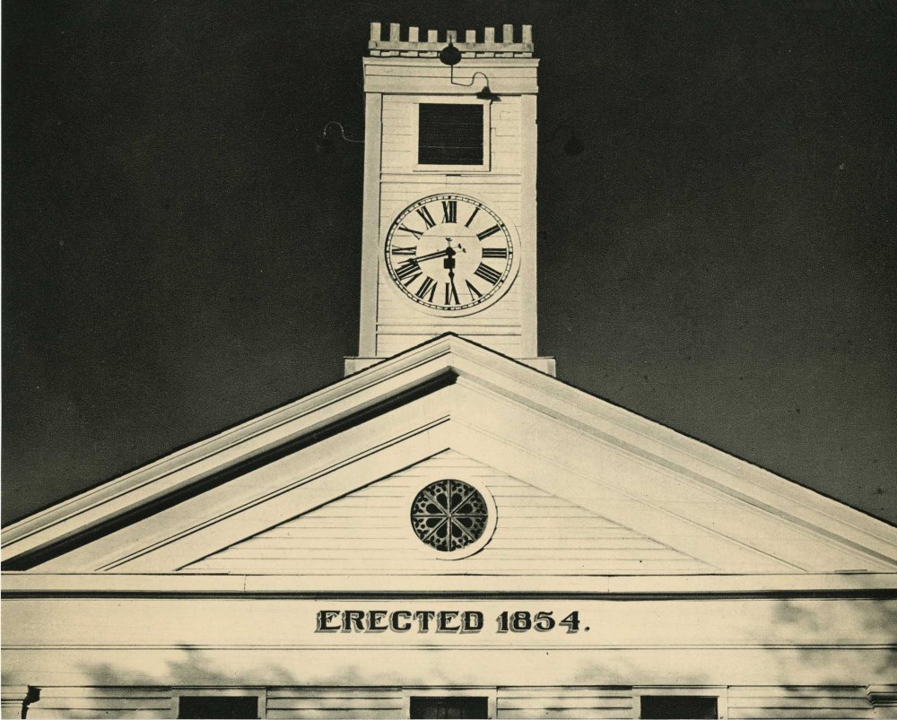 Lot #3066: ANSEL ADAMS - The Courthouse, Mariposa, California - Original vintage photogravure