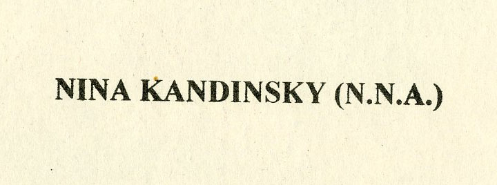Lot #2225: WASSILY KANDINSKY - Vier Flecken (Four Splashes) - Original color collotype
