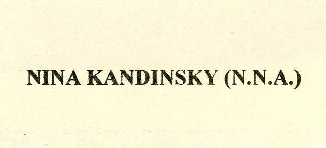 Lot #2355: WASSILY KANDINSKY - Horizontales - Original color collotype