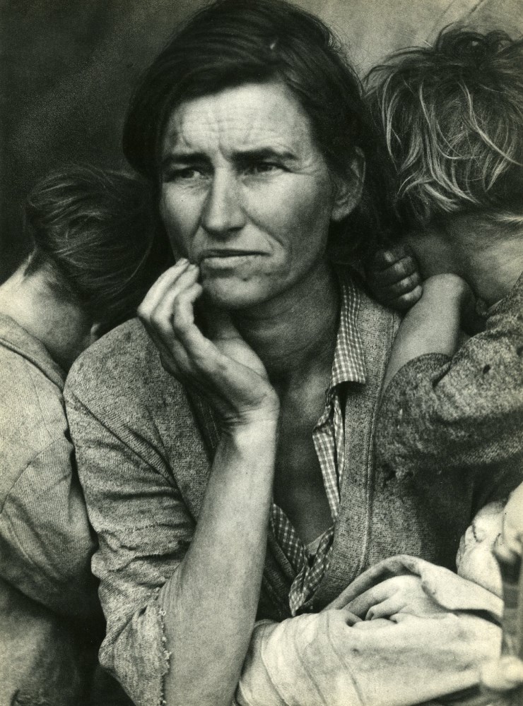 Lot #402: DOROTHEA LANGE - Migrant Mother, Nipomo, California - Original vintage photogravure