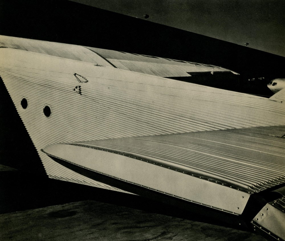 Lot #2125: BRETT WESTON - Ford Trimotor Plane - Original vintage photogravure