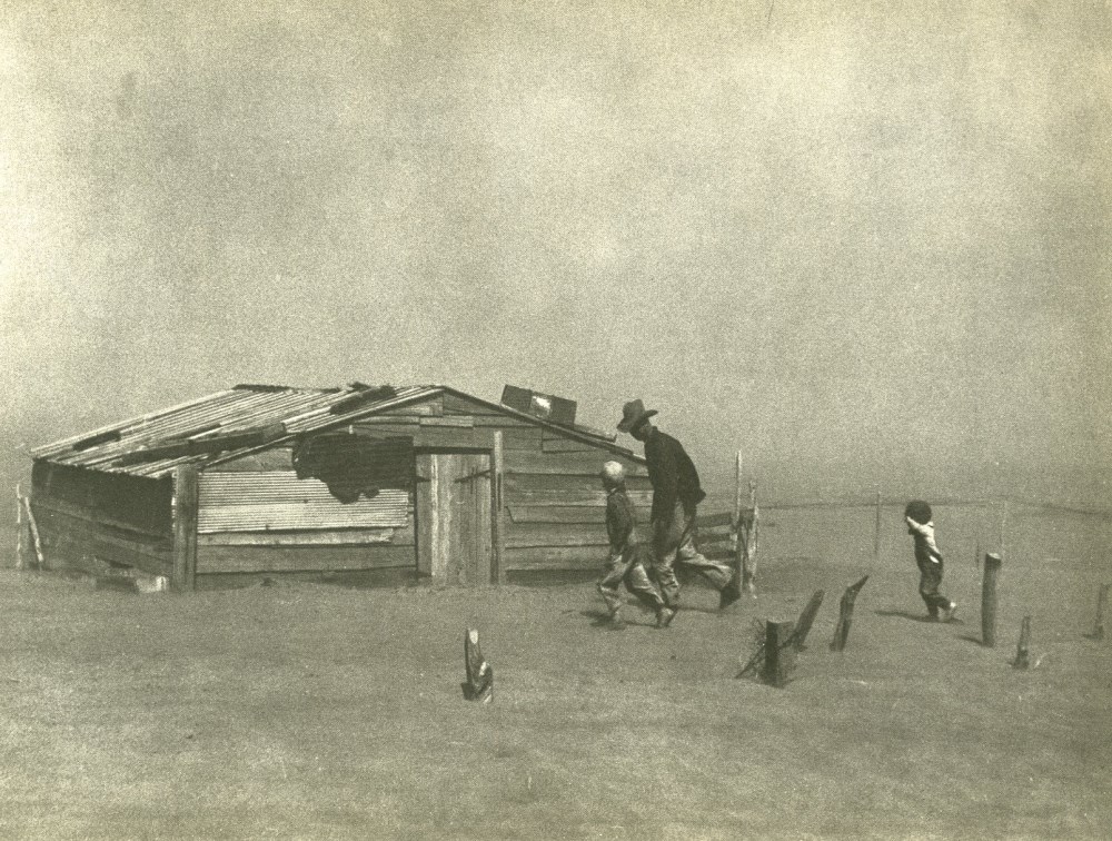 Lot #161: ARTHUR ROTHSTEIN - Dust Storm, Cimarron County, Oklahoma - Original vintage photogravure