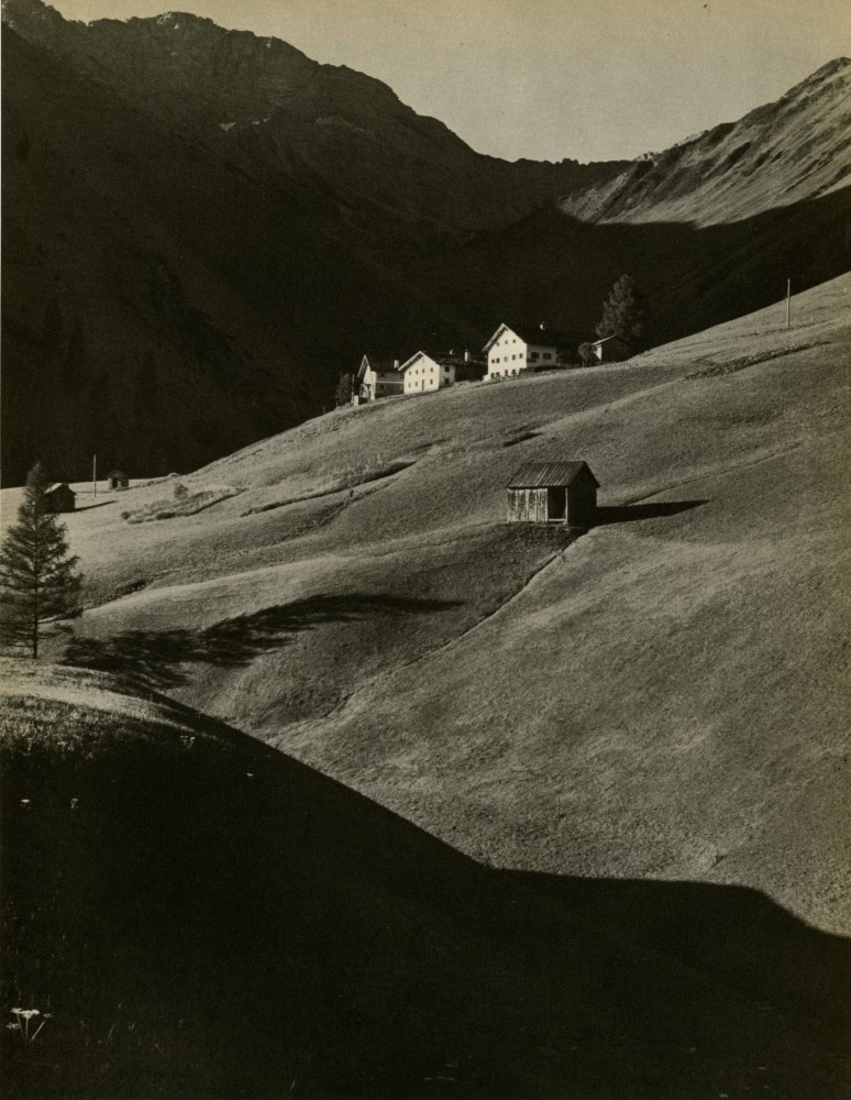Lot #2551: ELIOT PORTER - Mountain Houses - Original vintage photoengraving