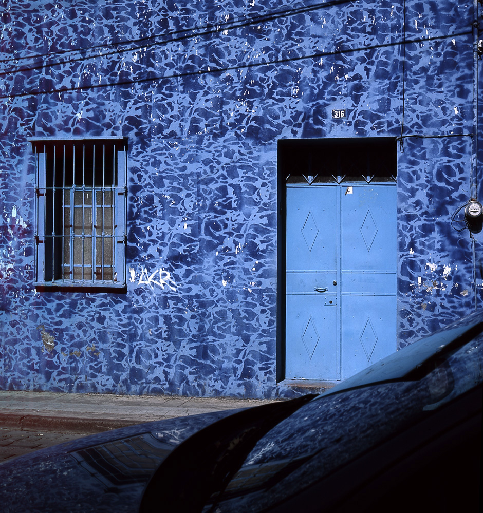 Lot #1739: PABLO AGUINACO LLANO - Atlixco Azul - Color analogue photograph
