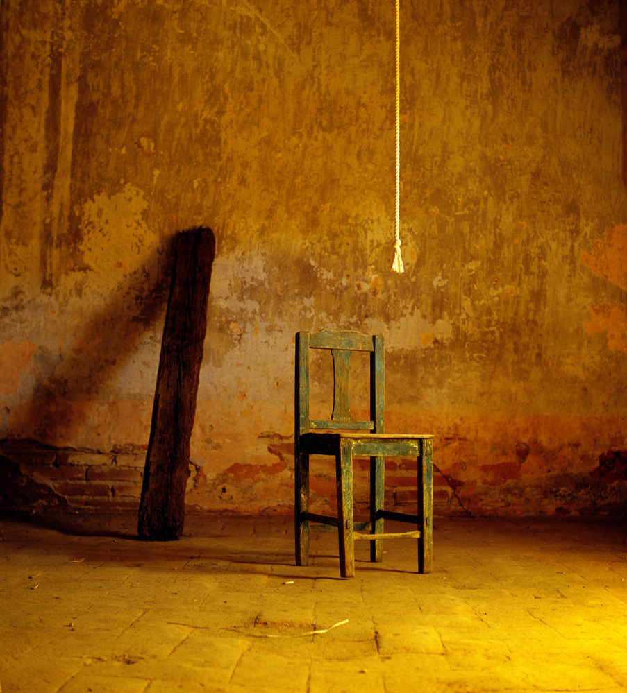 Lot #2930: PABLO AGUINACO LLANO - Silla Poblana - Color analogue photograph